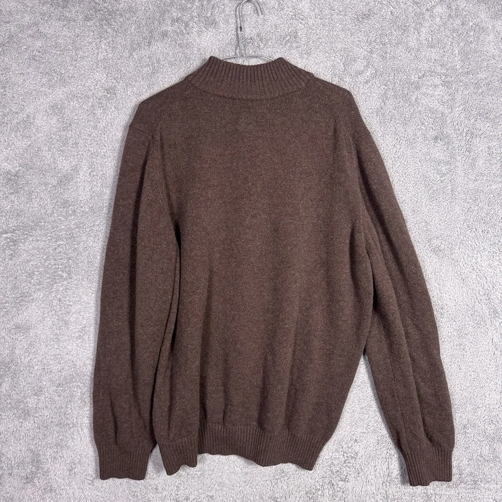 Gran Sasso Cashmere Geelong Sweater Mens EU 58 Italy Full Zip Cardigan Wool